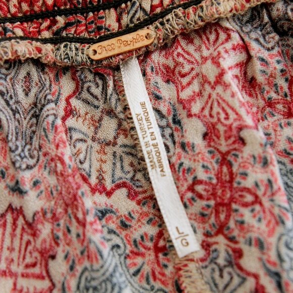 Free People Electric Love Pattern Mini Skirt - Picture 10 of 12